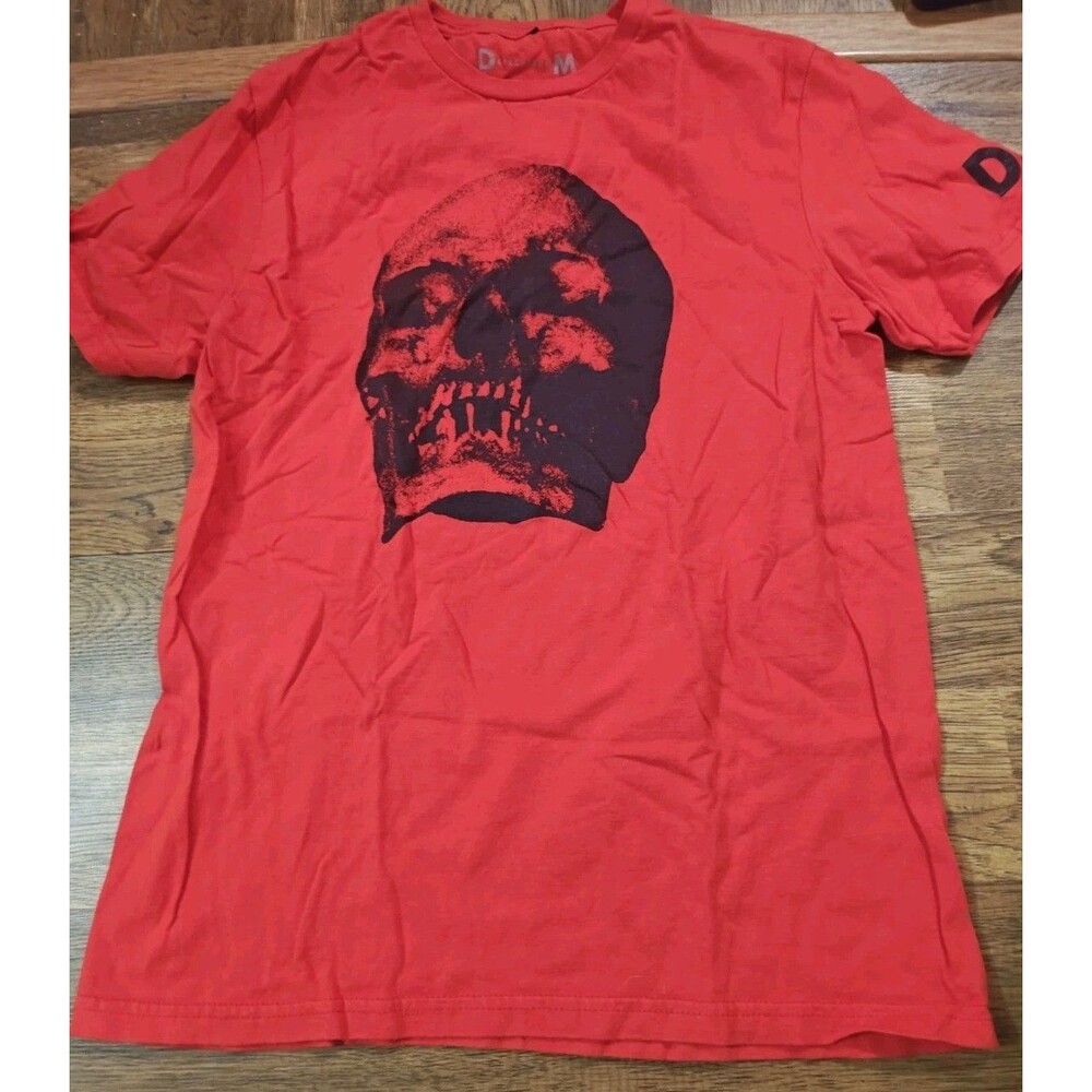Depeche Mode Memento Mori Tour T Shirt Red Skull Concert Tee Band Adult Small